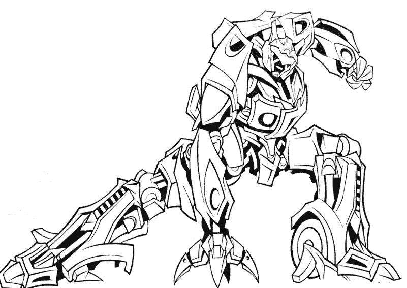 coloriage transformers transformers Optimus Prime